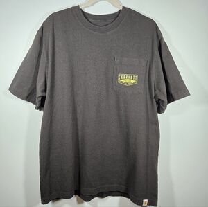 Carhartt Men’s Loose Fit Black Pocket T-Shirt Size Large Workwear‎ Tee